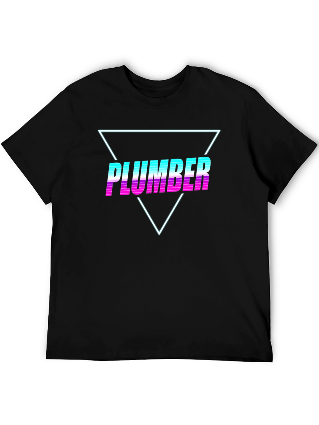 Retro Plumber T-Shirt - Vaporwave Design