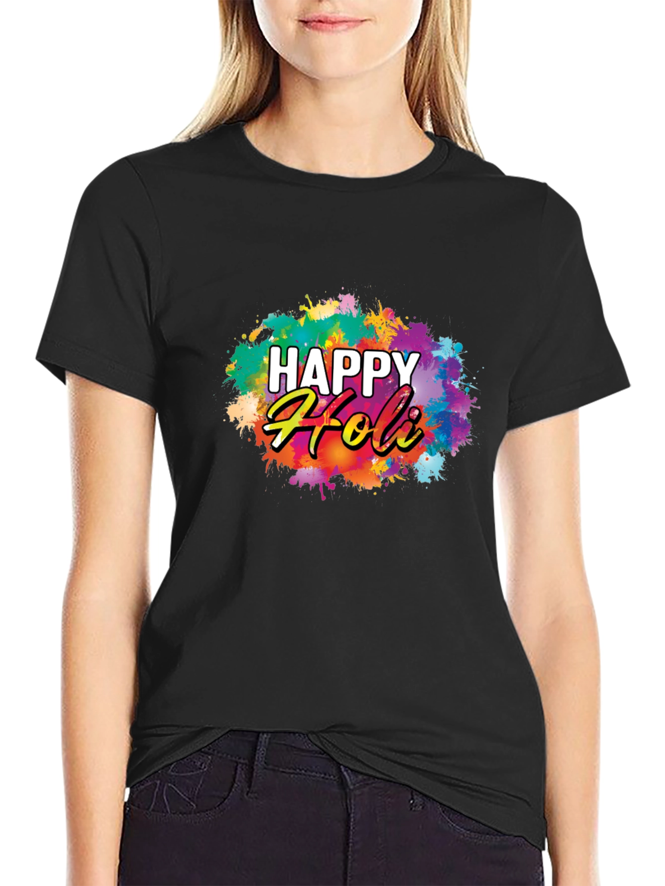 Happy Holi T-Shirt - Colorful Festival Tee
