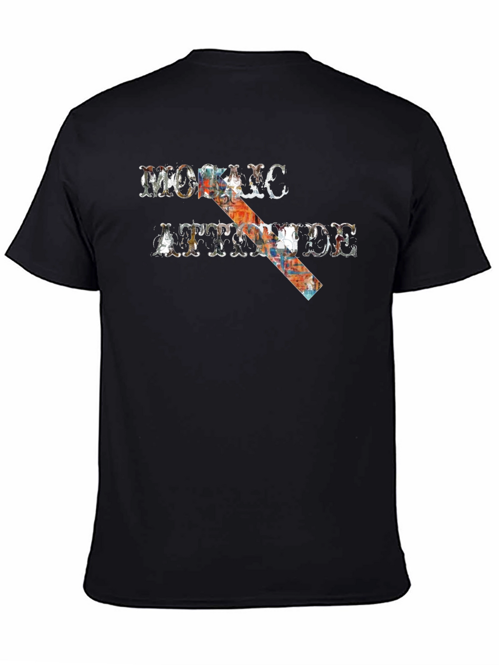 Mohawk Attitude Graphic Tee - Black Casual T-Shirt