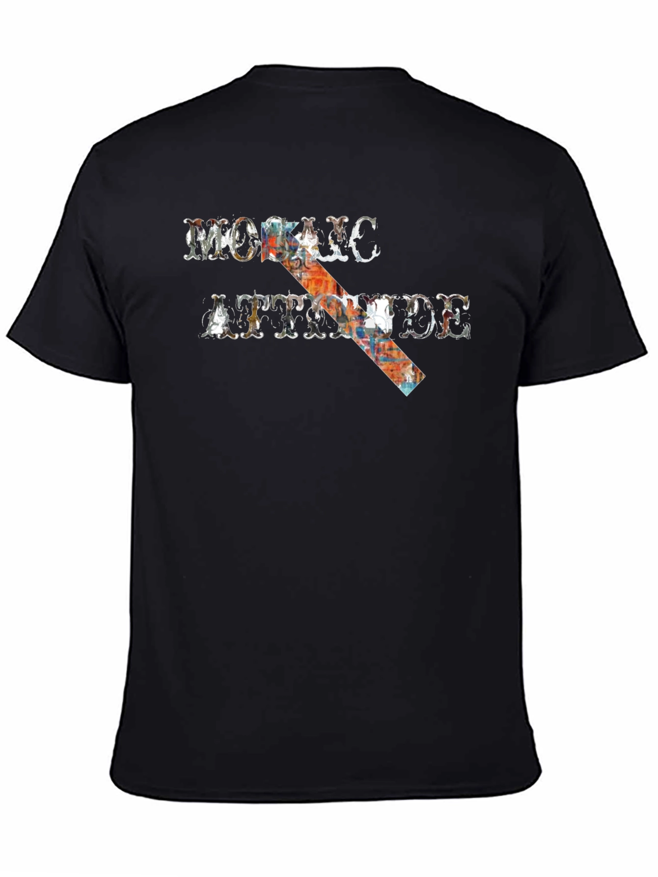 Mohawk Attitude Graphic Tee - Black Casual T-Shirt