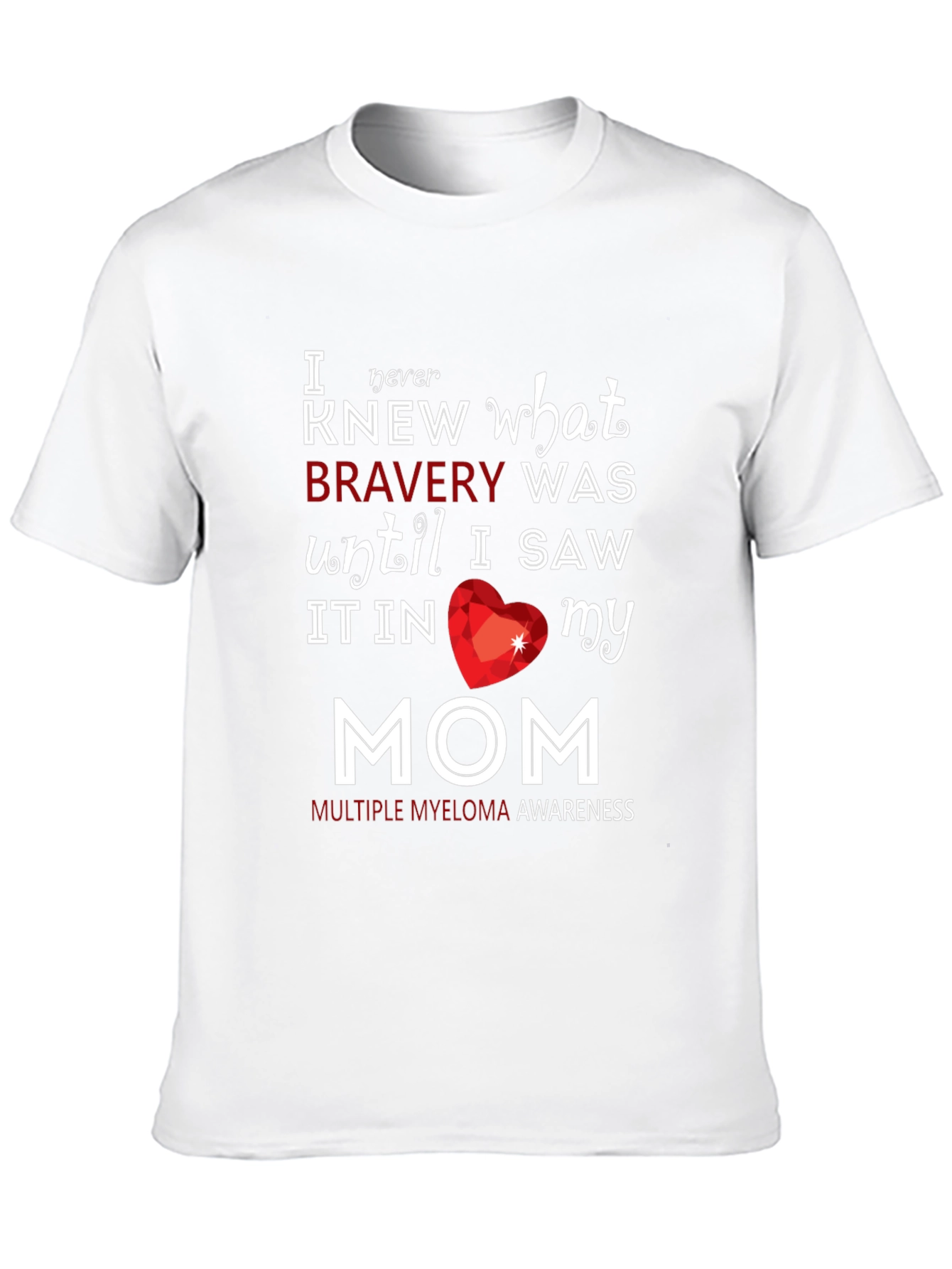 Bravery Awareness T-Shirt - Myeloma Awareness