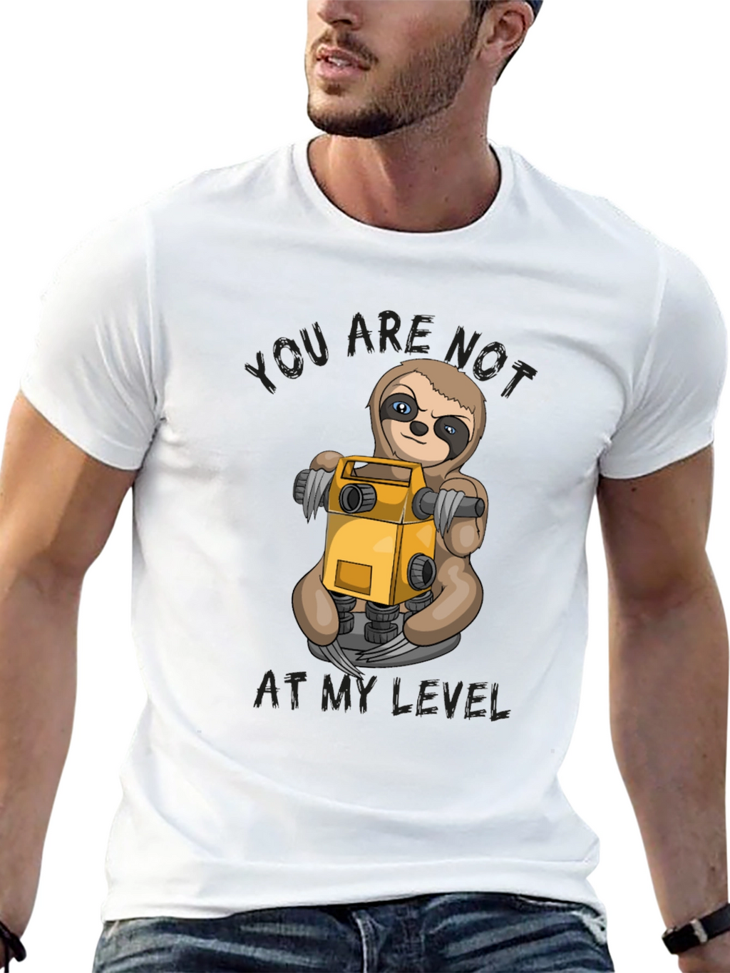 Sloth Level Funny T-Shirt