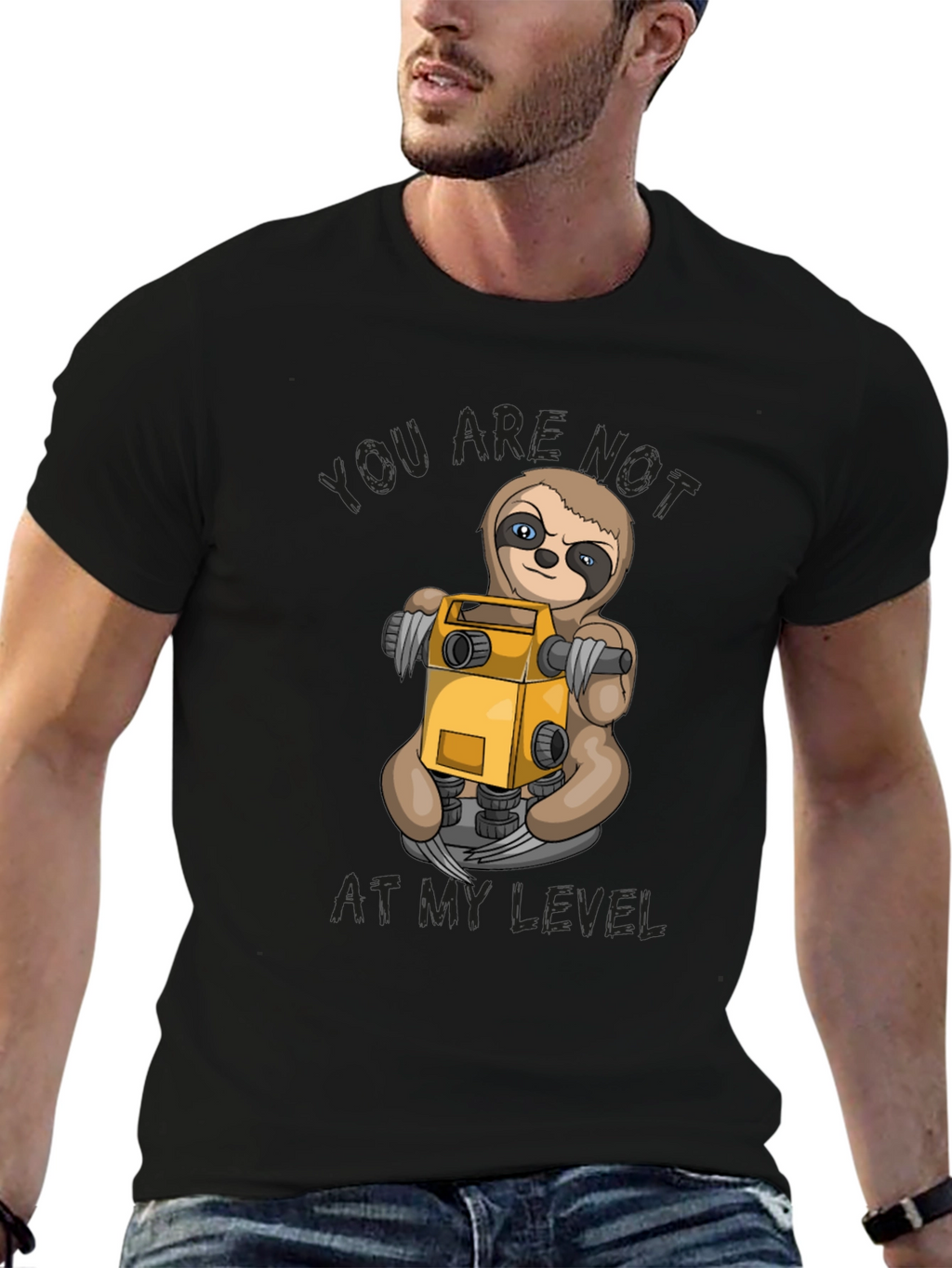 Sloth Level Funny T-Shirt