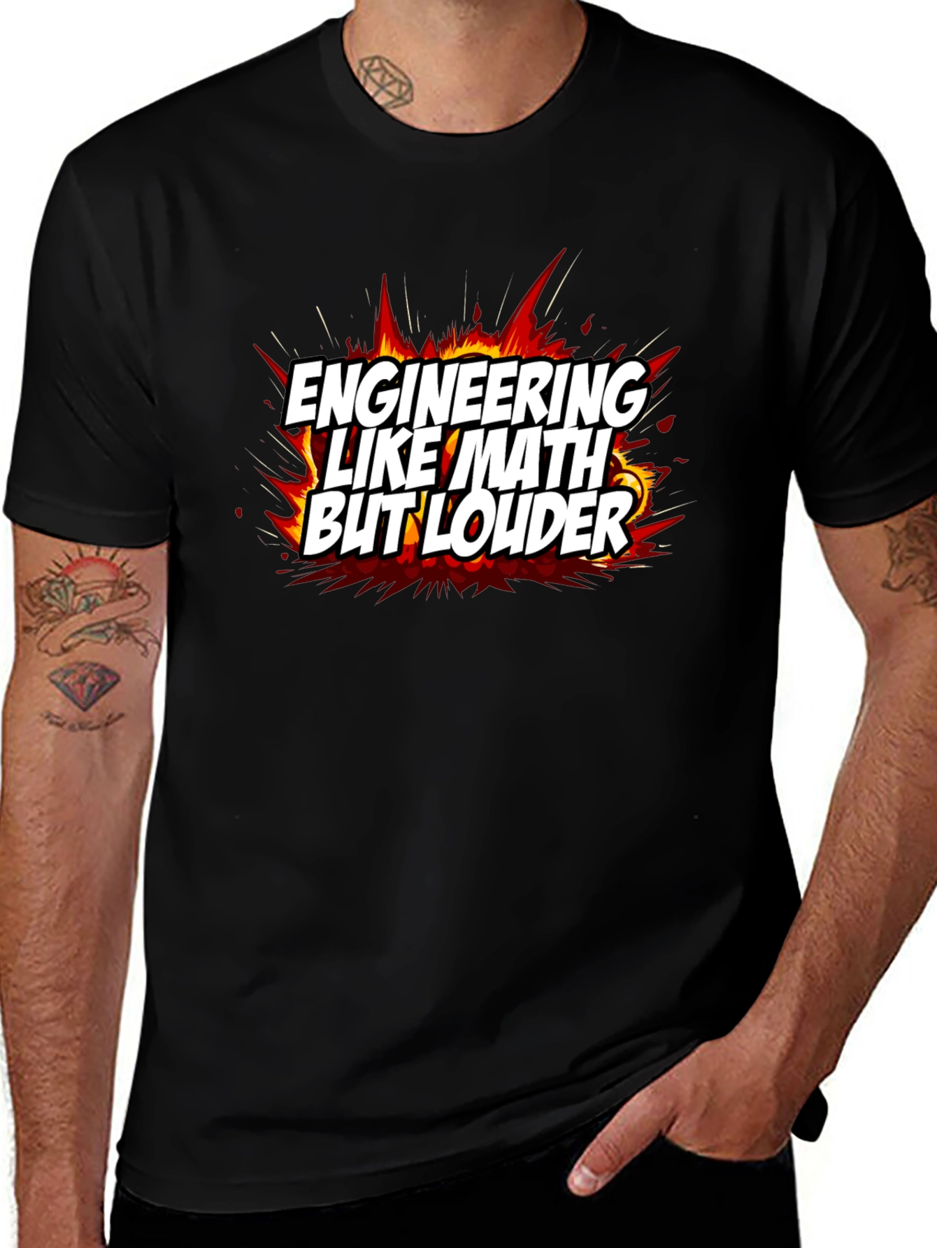 Engineering Like Math But Louder T-Shirt