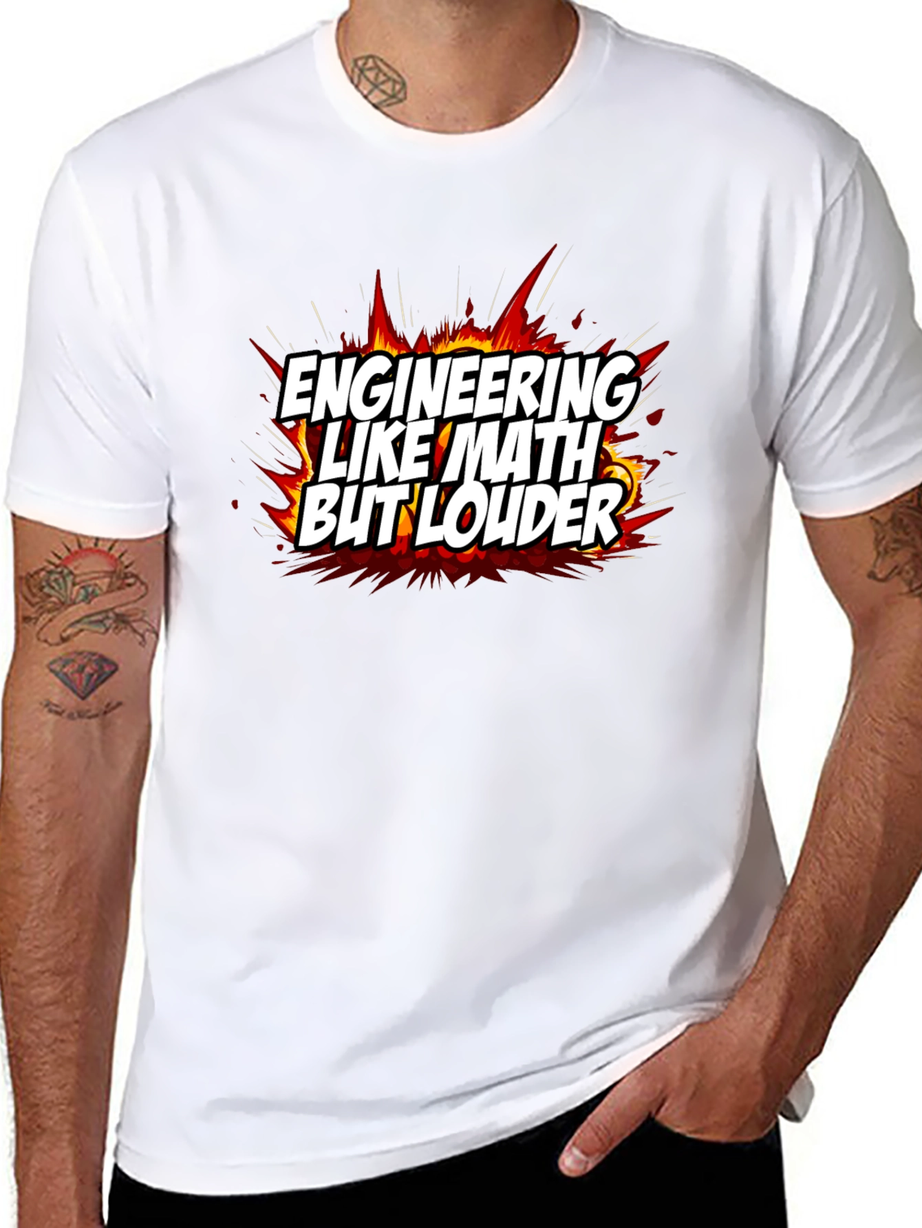 Engineering Like Math But Louder T-Shirt