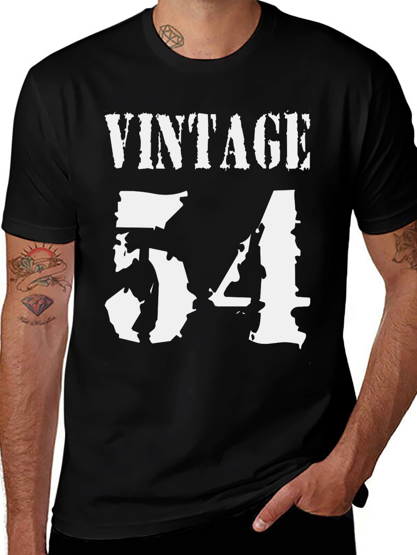 Vintage 54 Graphic T-Shirt - Cool Birthday Gift