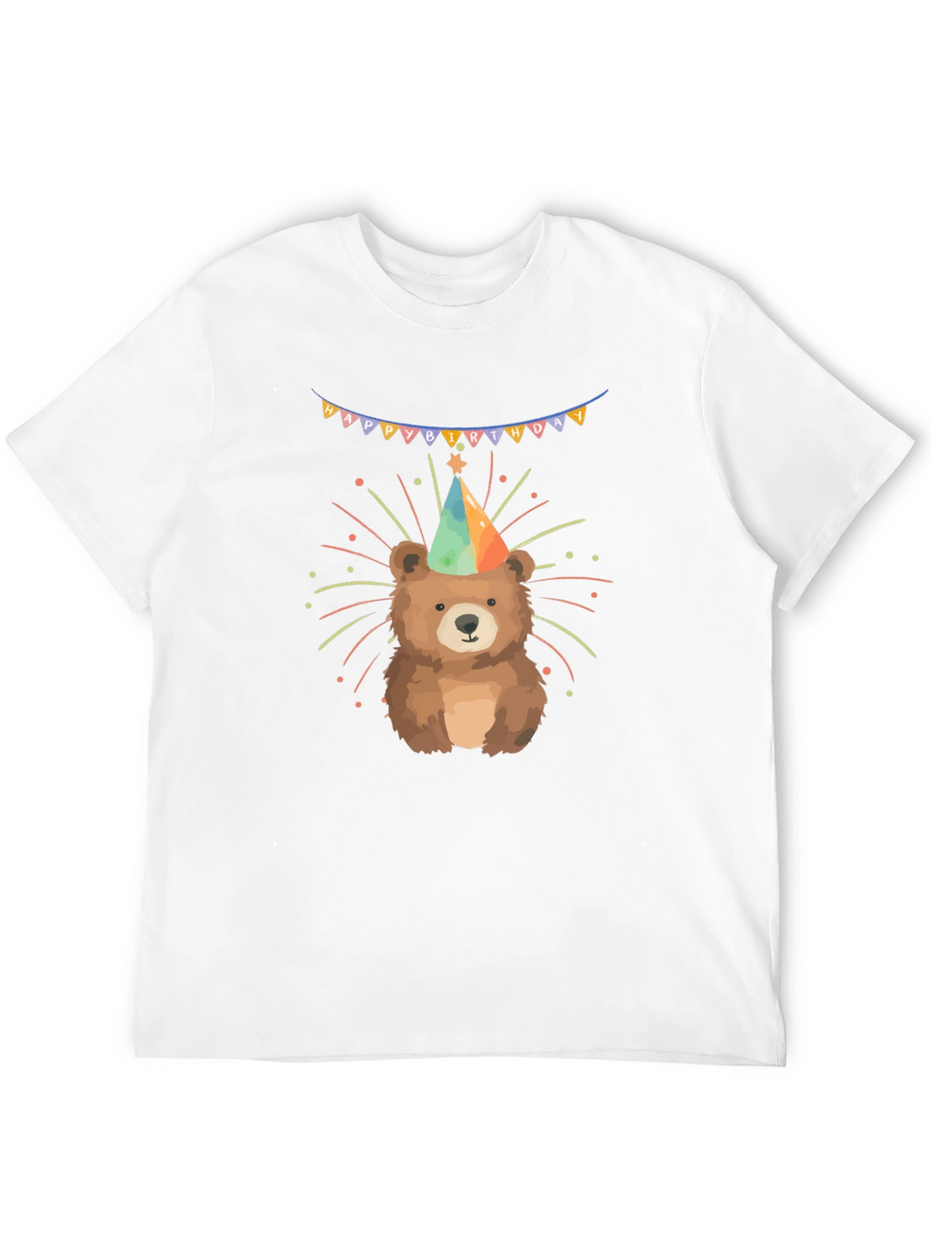 Birthday Bear Tee - Cute Celebration Shirt