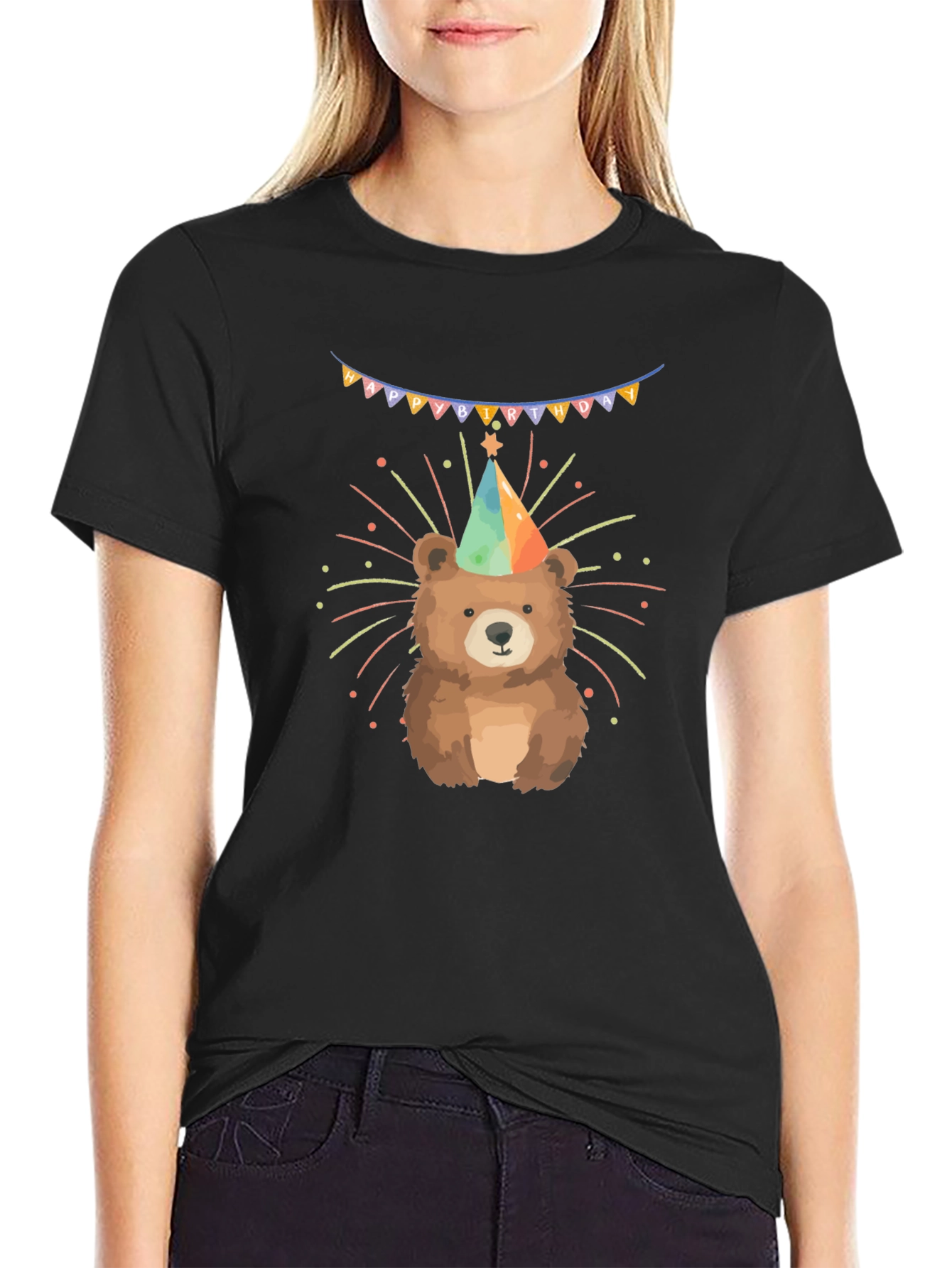 Birthday Bear Tee - Cute Celebration Shirt