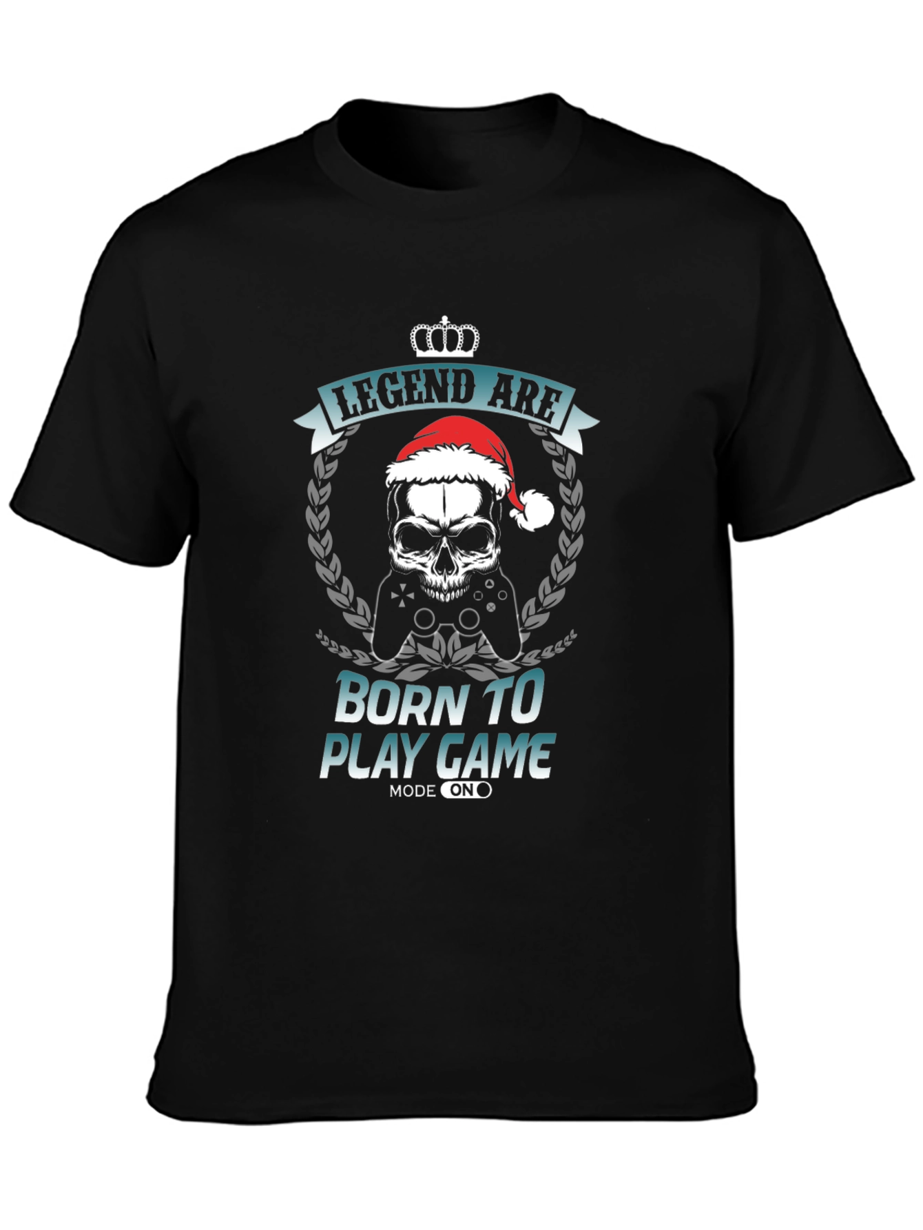 Legend Born to Play Game - Mens Black Graphic Tee