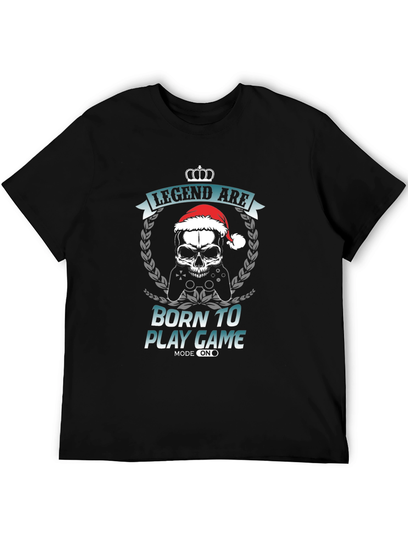 Legend Born to Play Game - Mens Black Graphic Tee