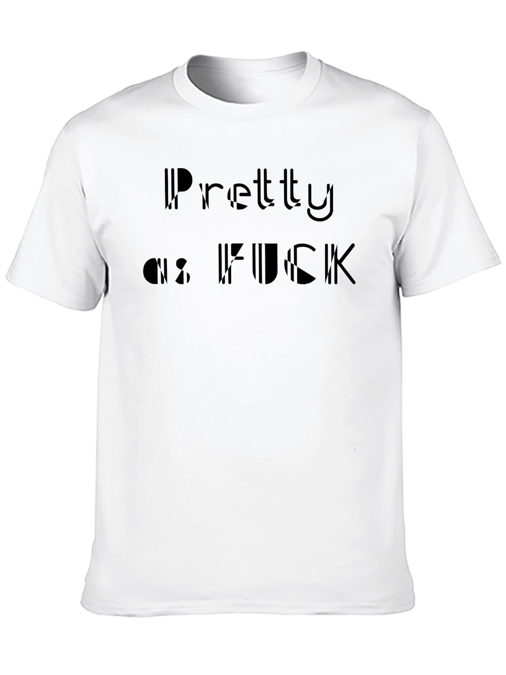 Pretty As F*ck Black Graphic Tee