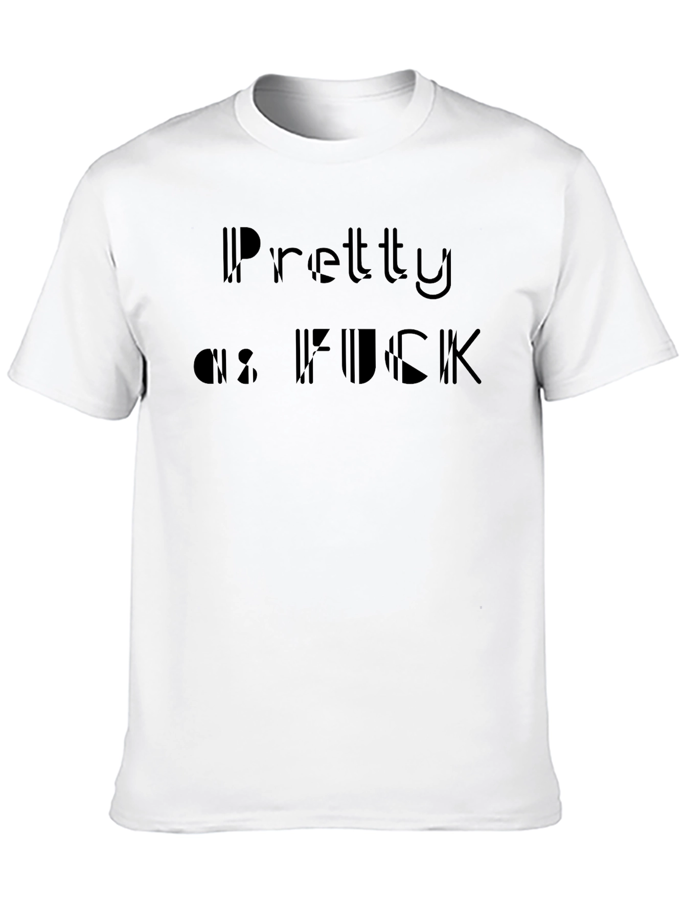 Pretty As F*ck Black Graphic Tee