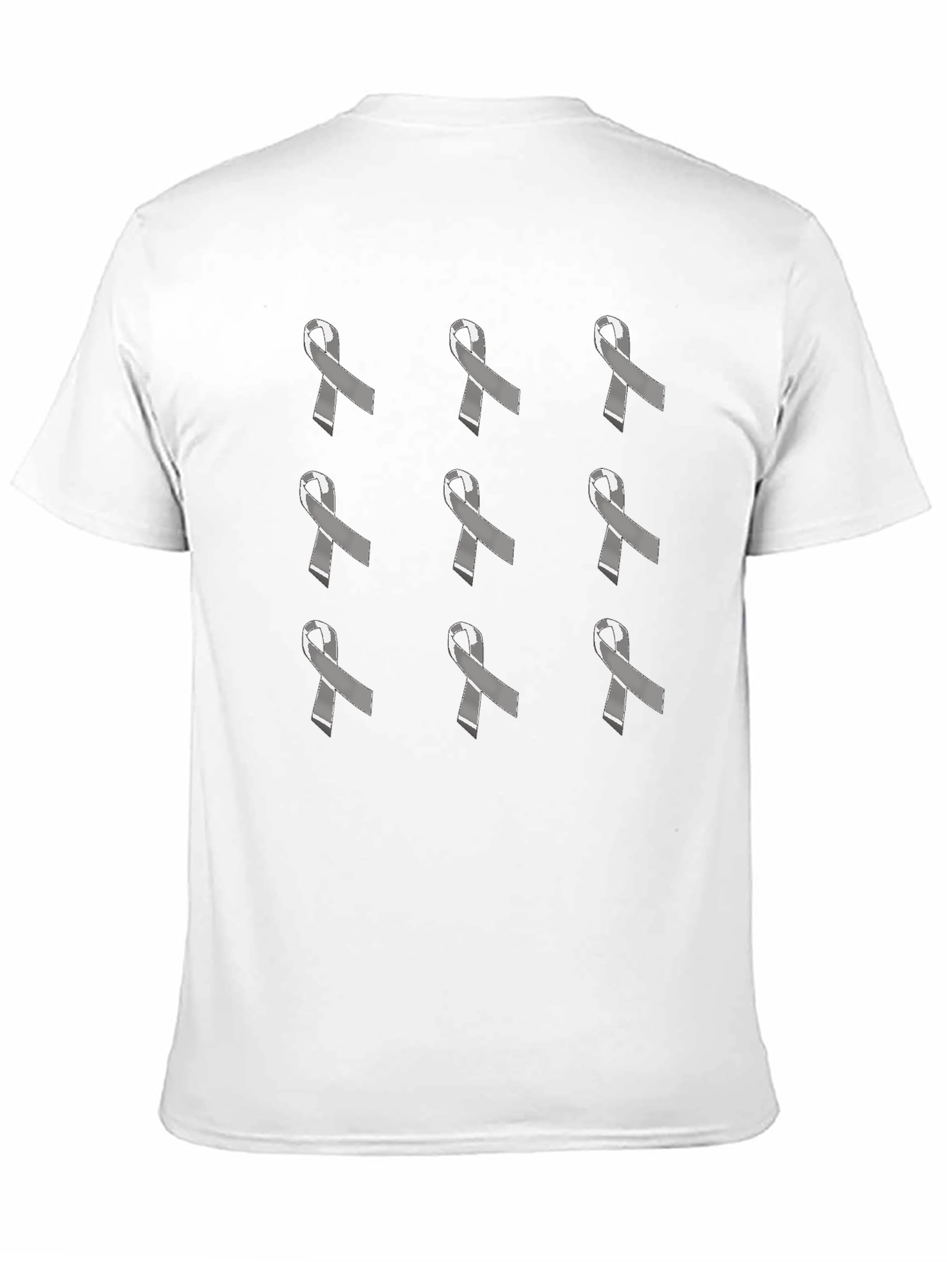 Awareness Ribbon Patterned T-Shirt