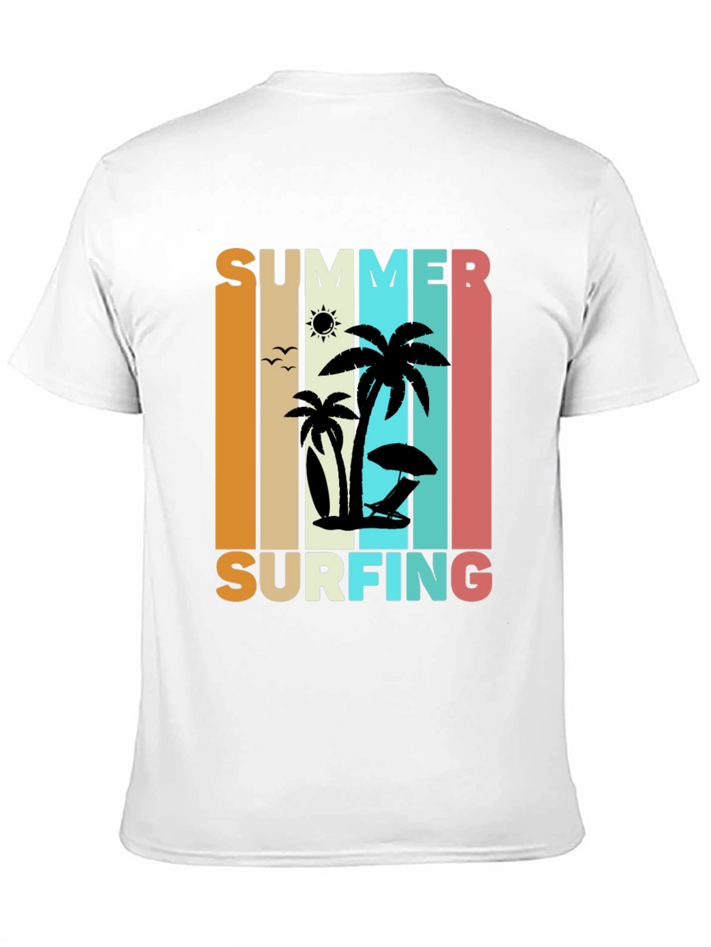 Summer Surfing Retro T-Shirt