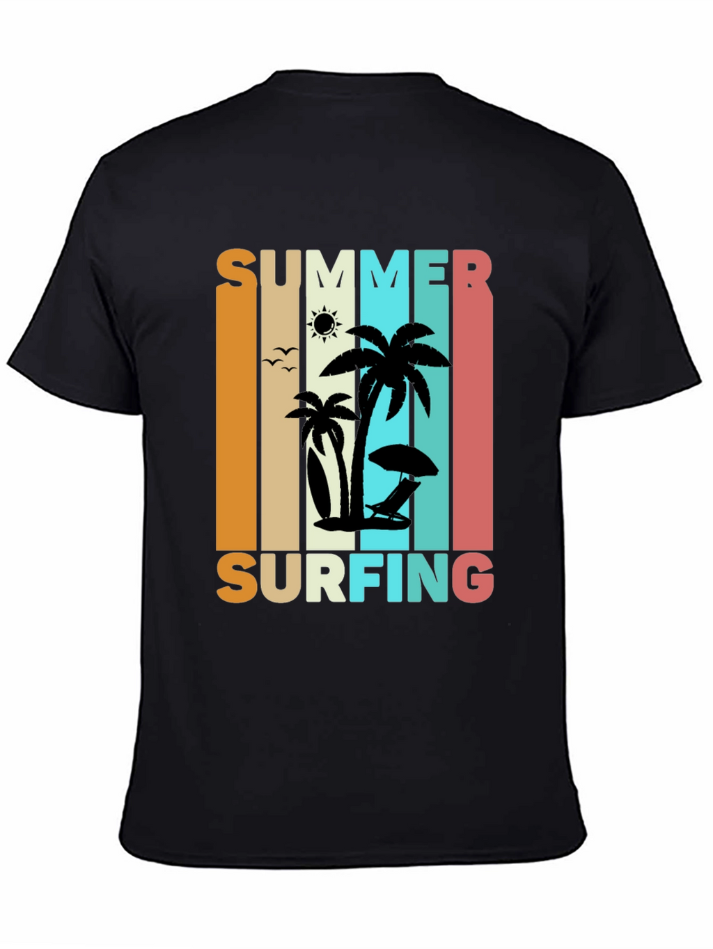 Summer Surfing Retro T-Shirt