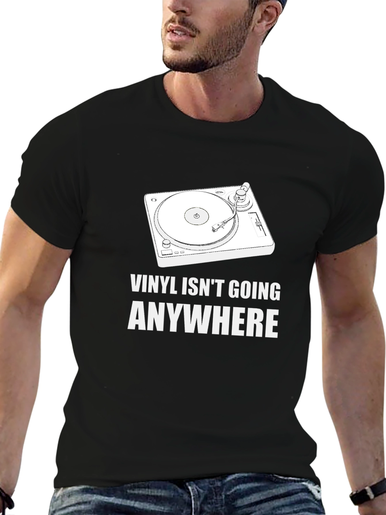 Vinyl Isnt Going Anywhere Graphic T-Shirt