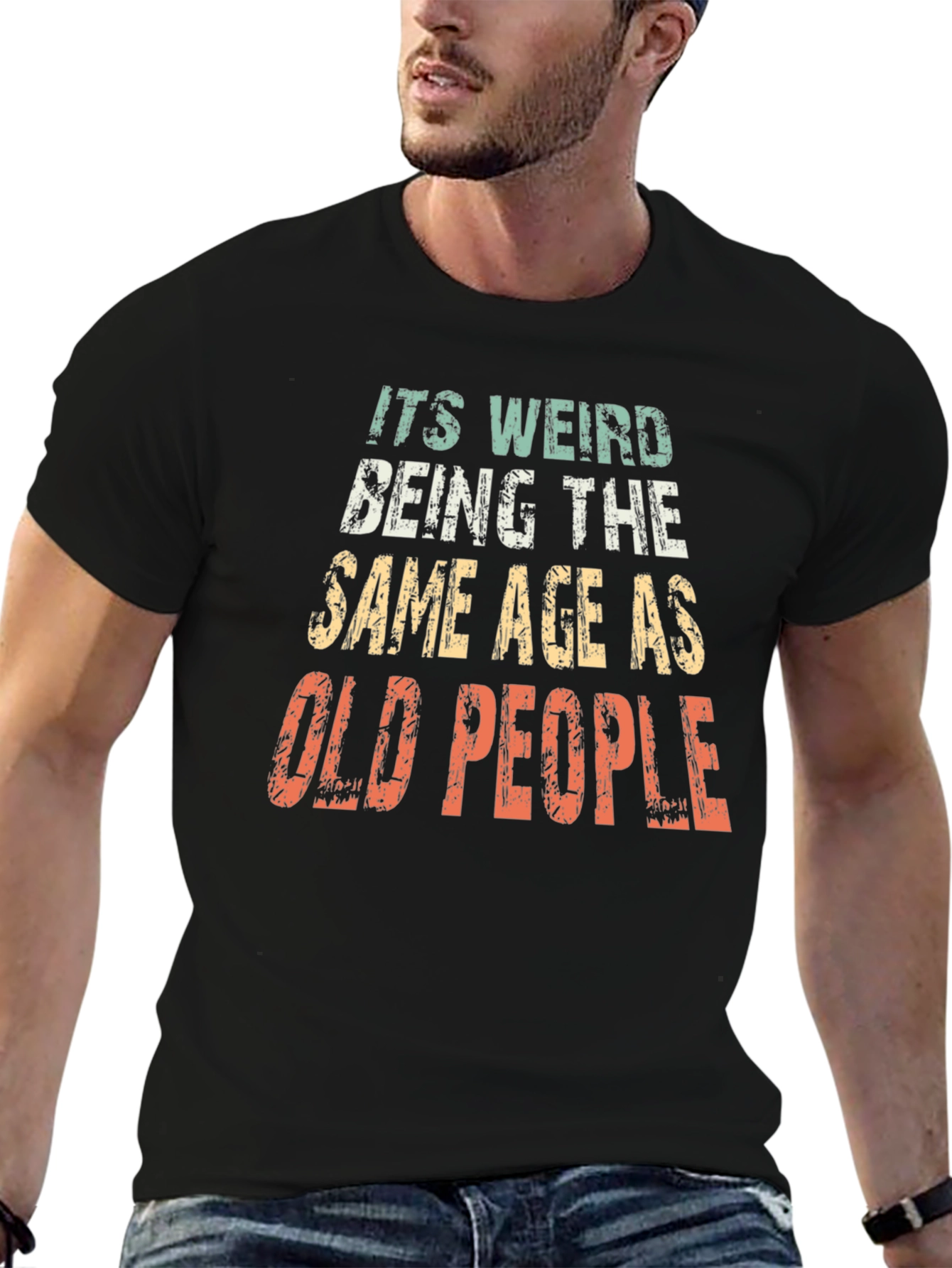 Funny Old People Graphic T-Shirt