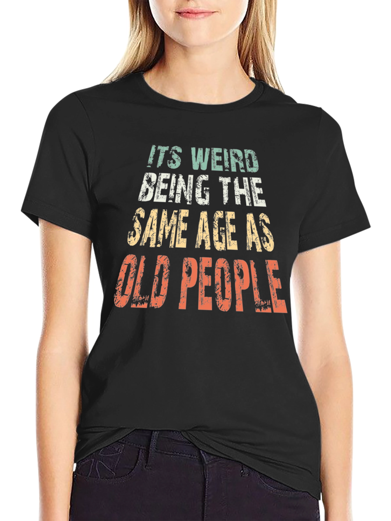 Funny Old People Graphic T-Shirt