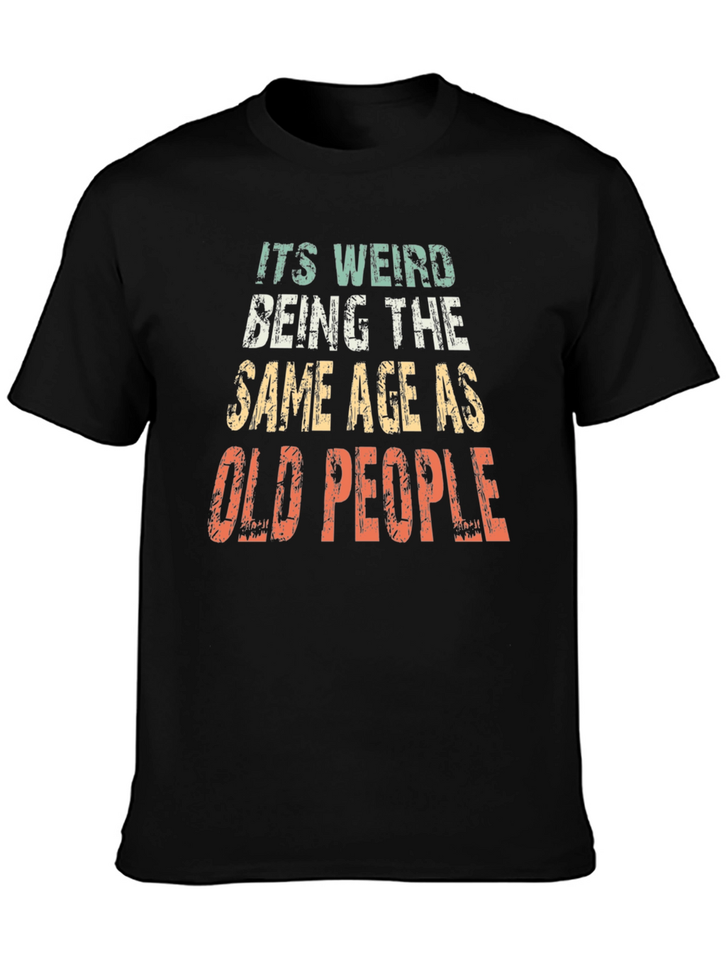 Funny Old People Graphic T-Shirt