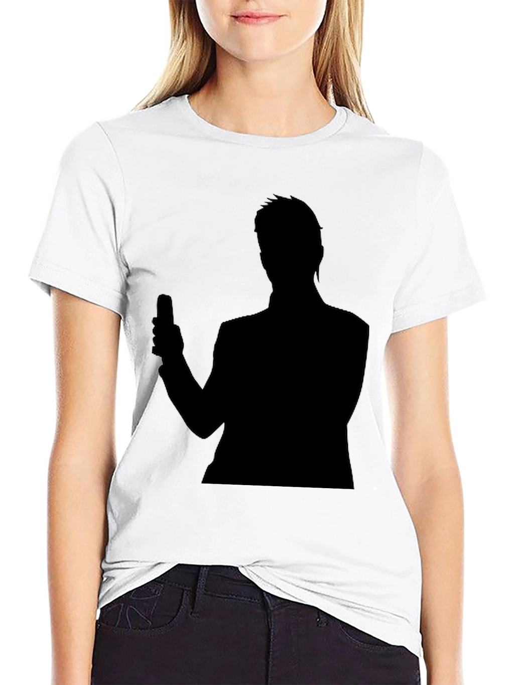 Silhouette Graphic Tee - Black