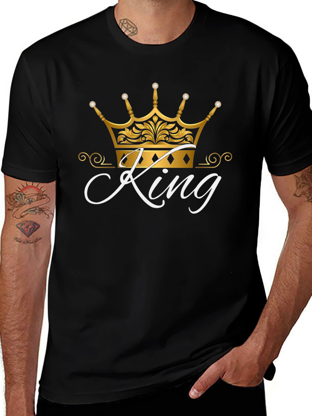 King Crown Graphic Tee - Black