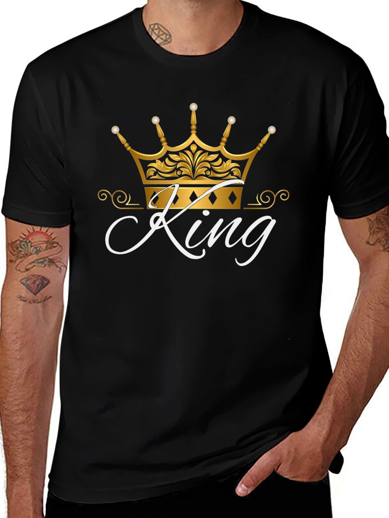 King Crown Graphic Tee - Black