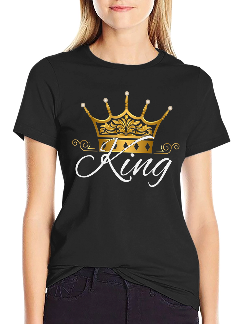 King Crown Graphic Tee - Black