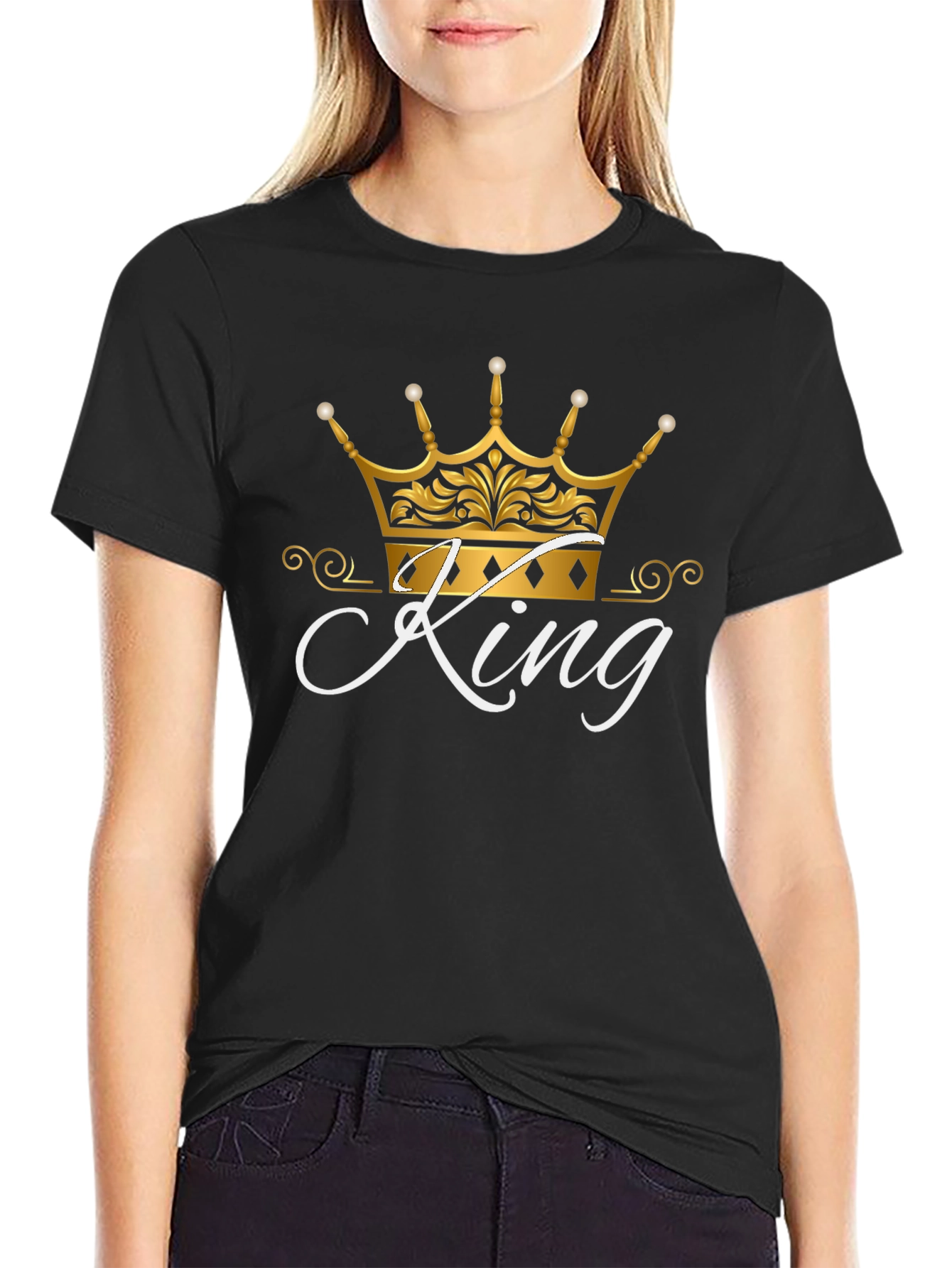 King Crown Graphic Tee - Black