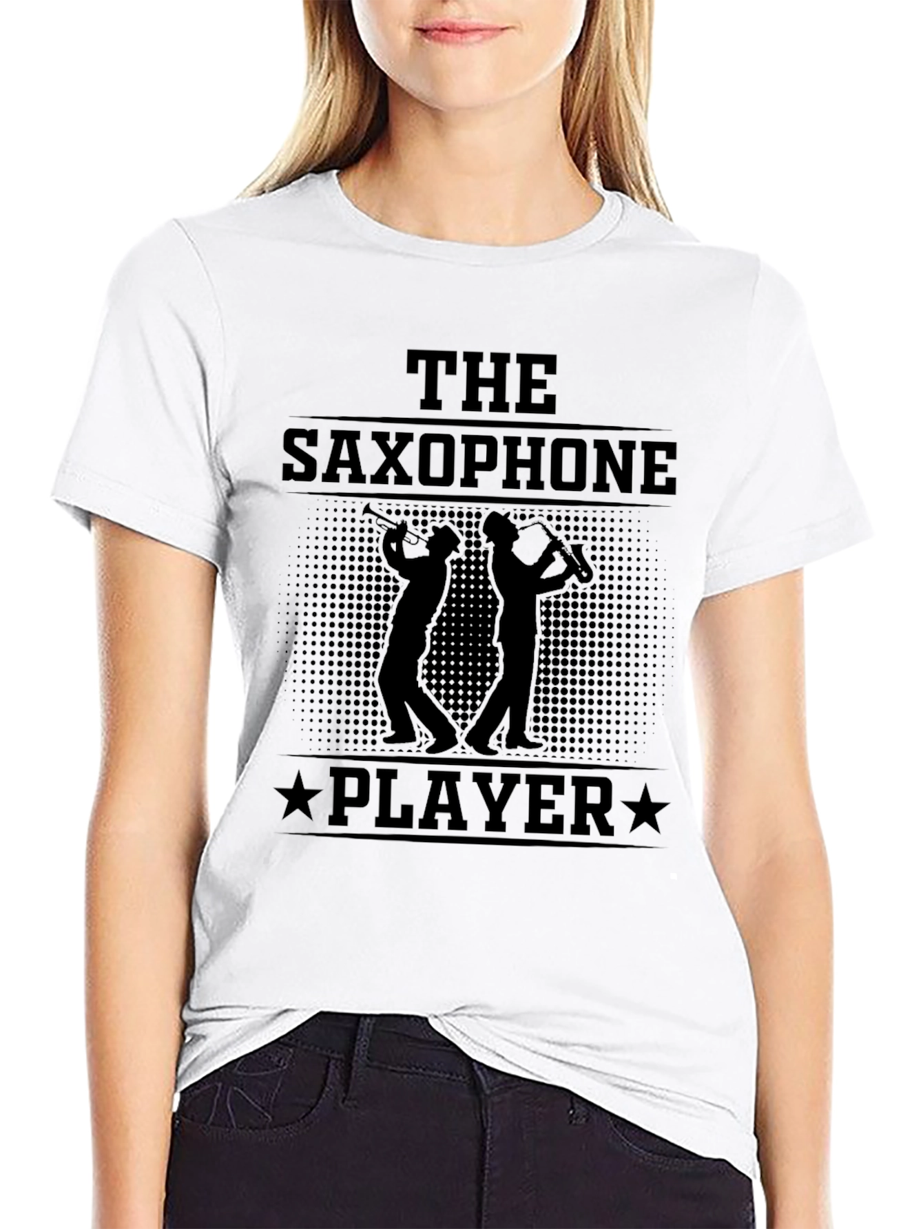 The Saxophone Player Graphic T-Shirt