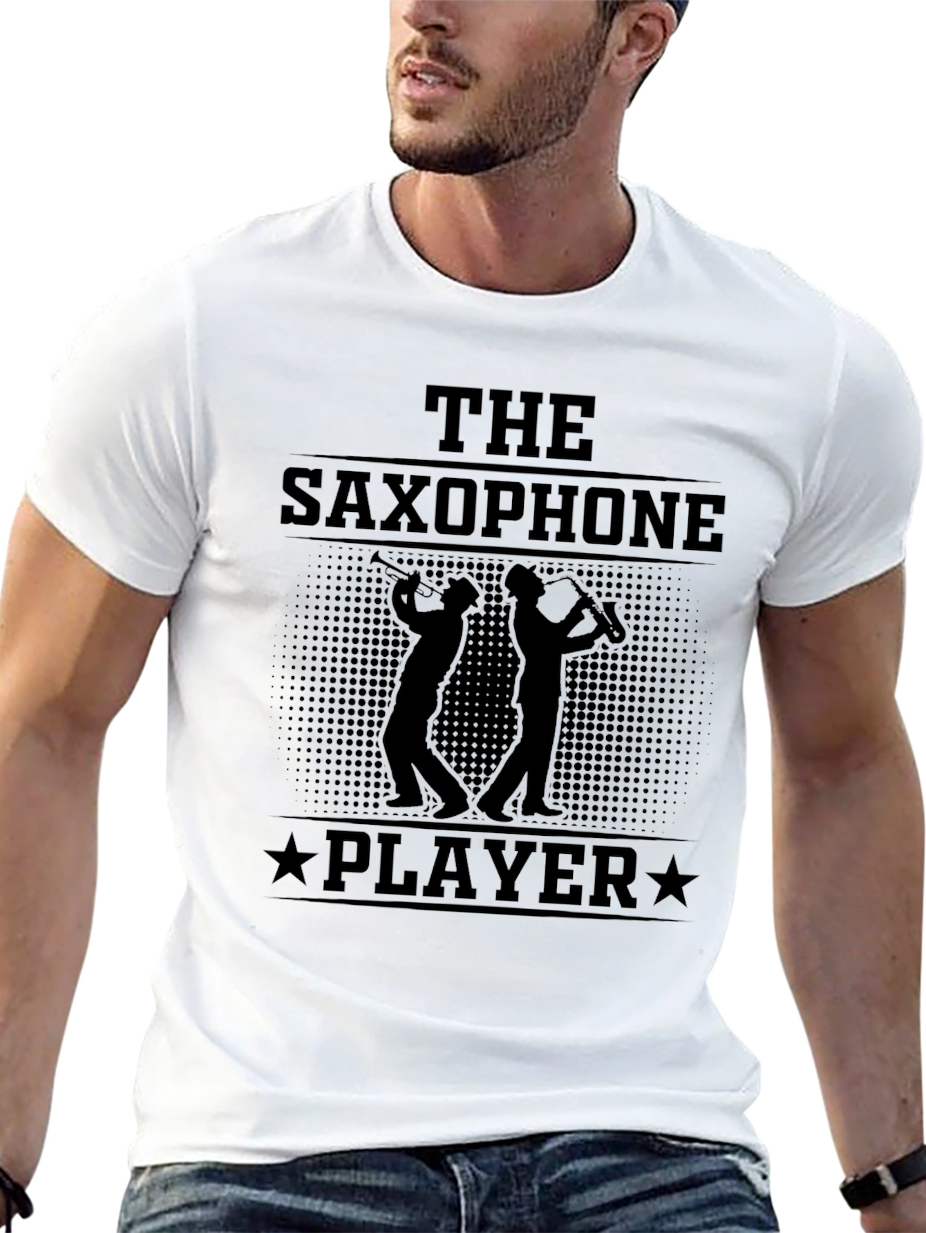 The Saxophone Player Graphic T-Shirt