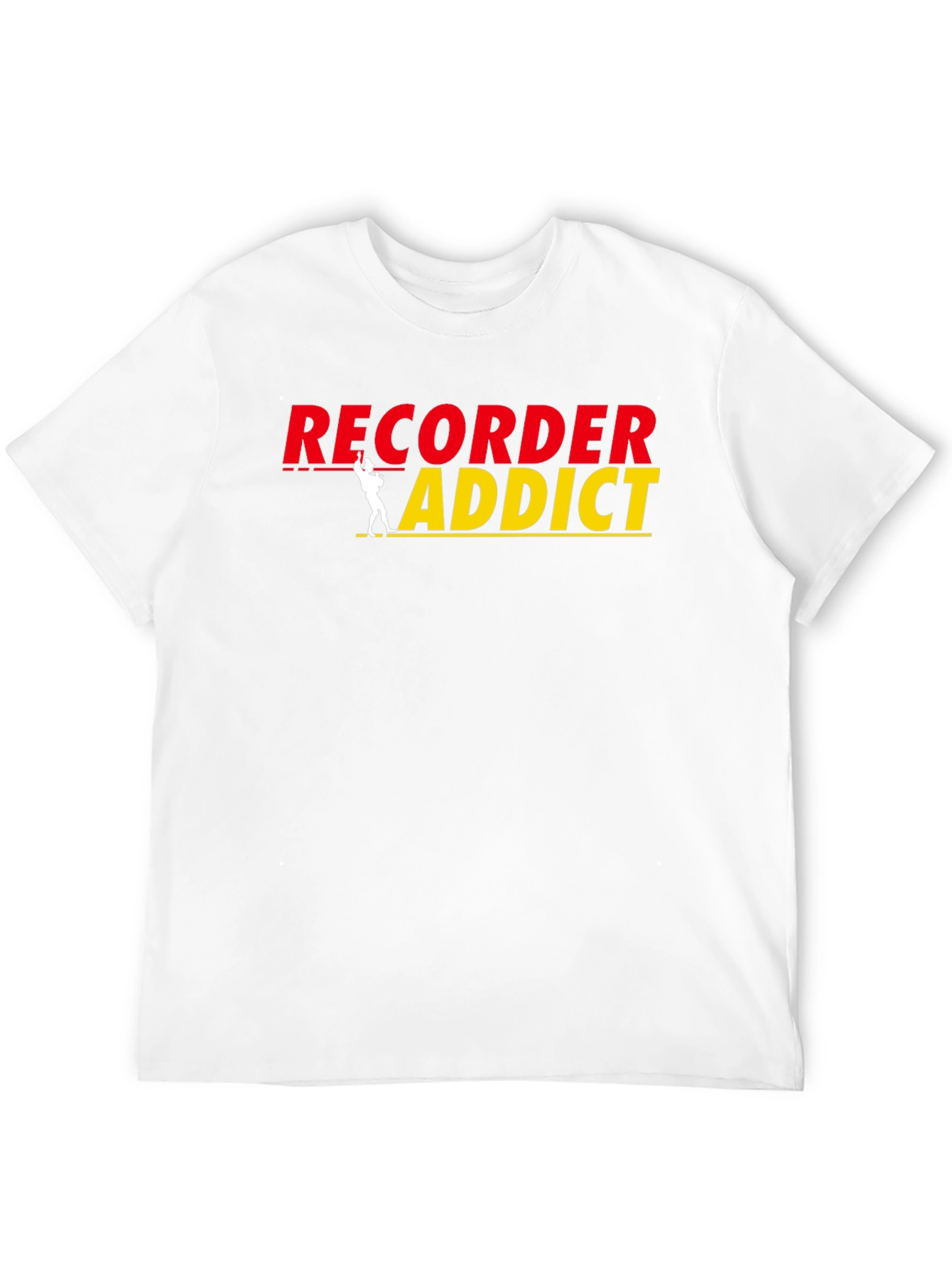 Recorder Addict Graphic T-Shirt