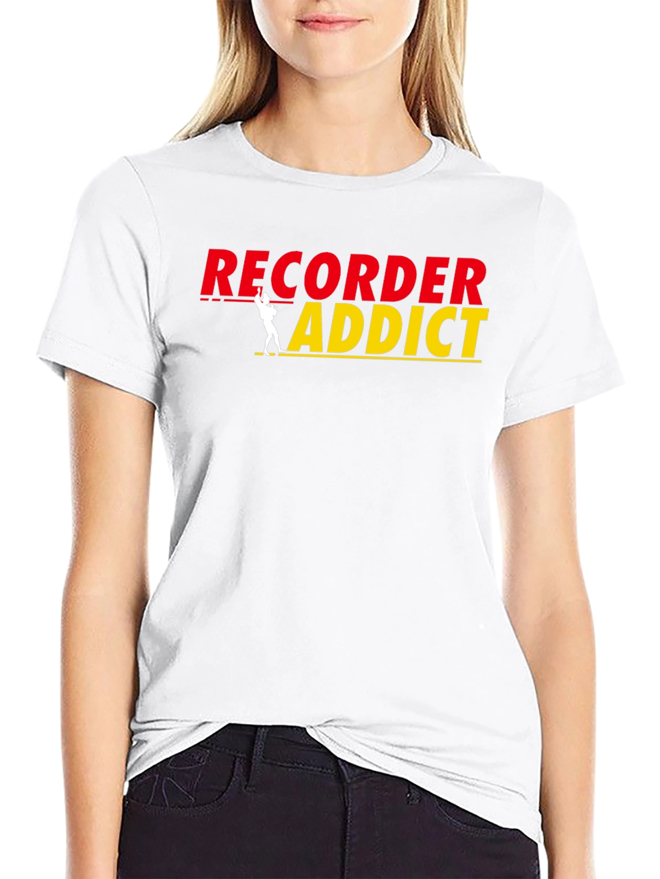 Recorder Addict Graphic T-Shirt