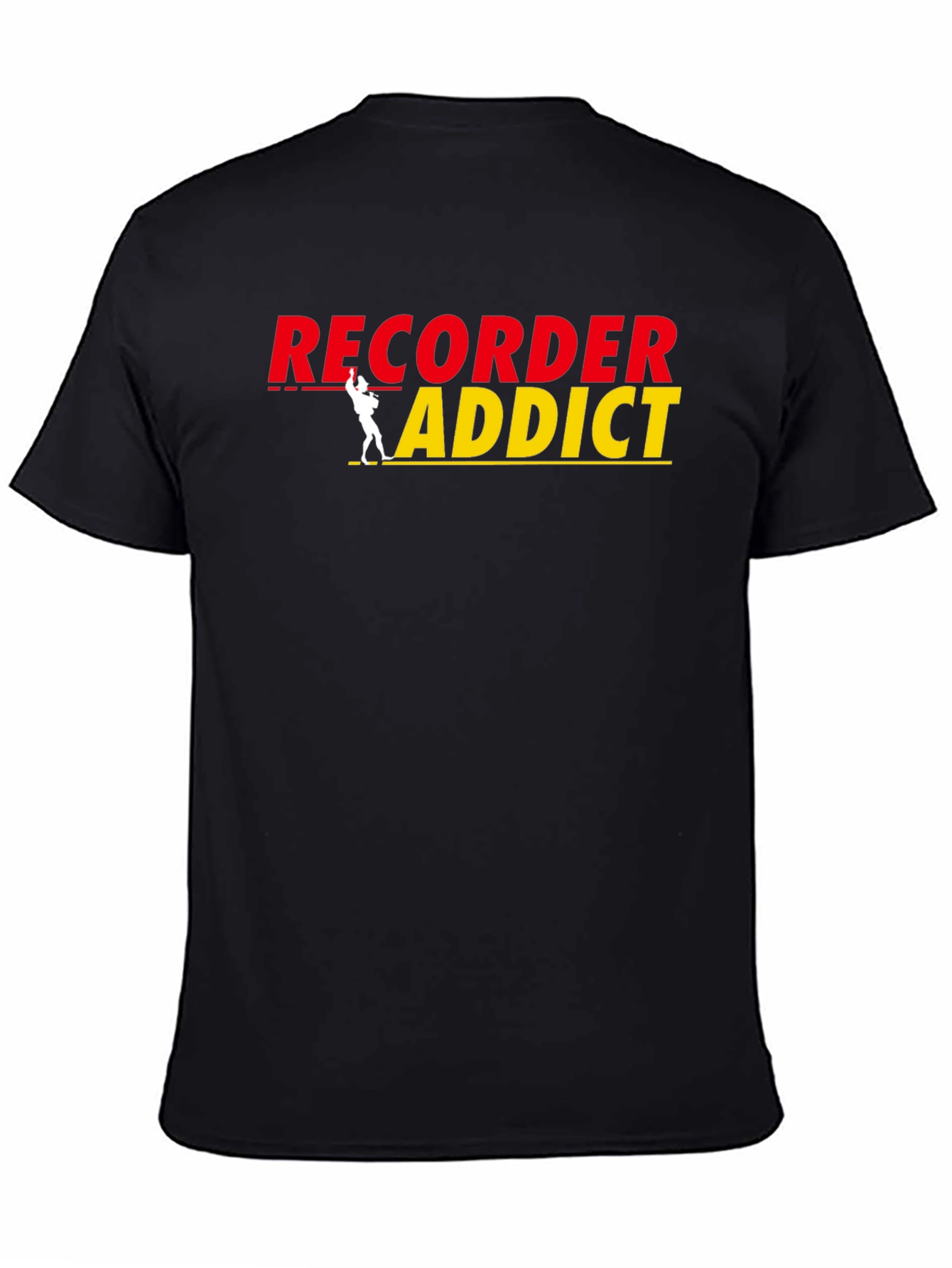 Recorder Addict Graphic T-Shirt
