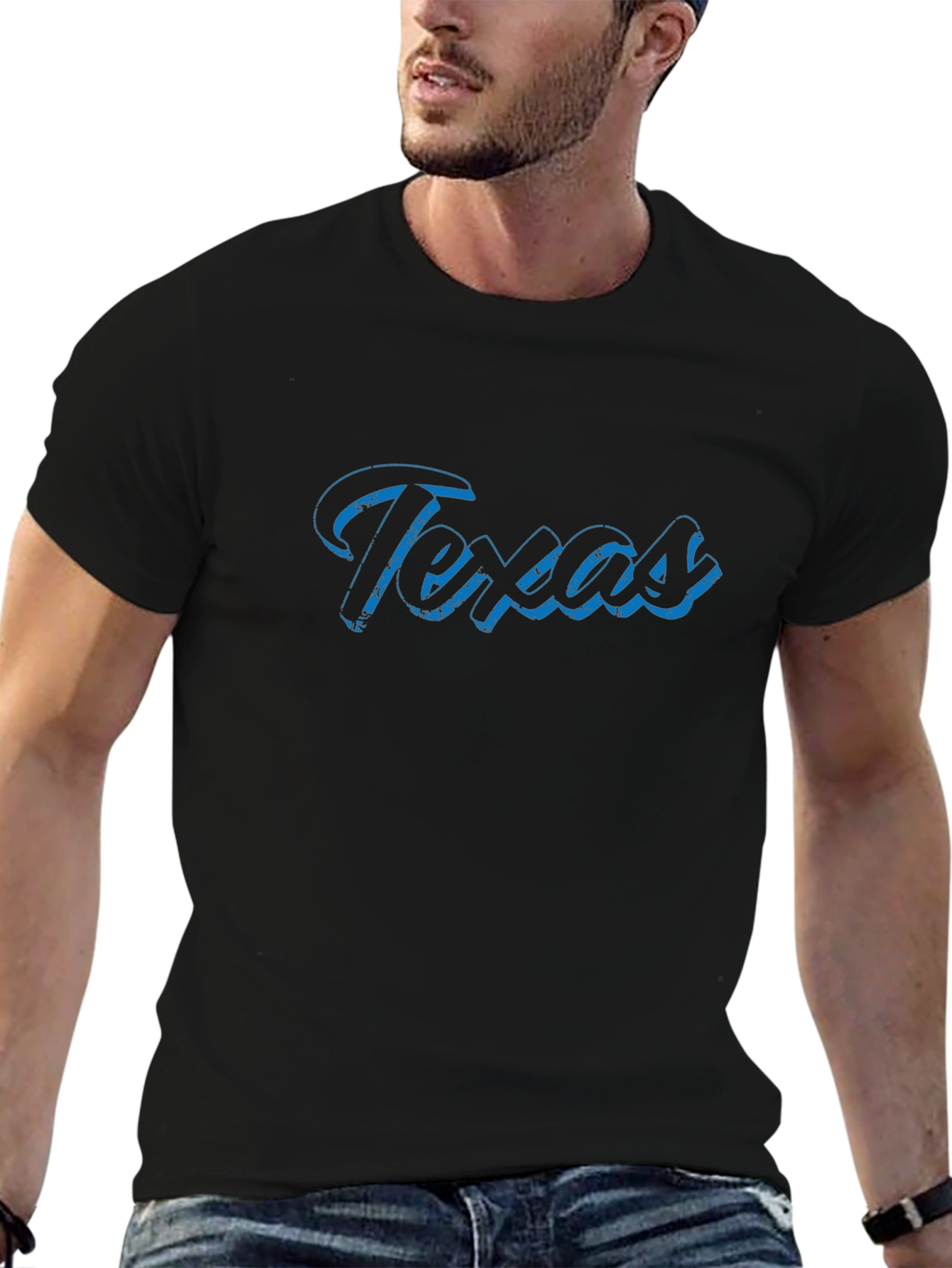 Texas Script Graphic T-Shirt - Classic Comfort