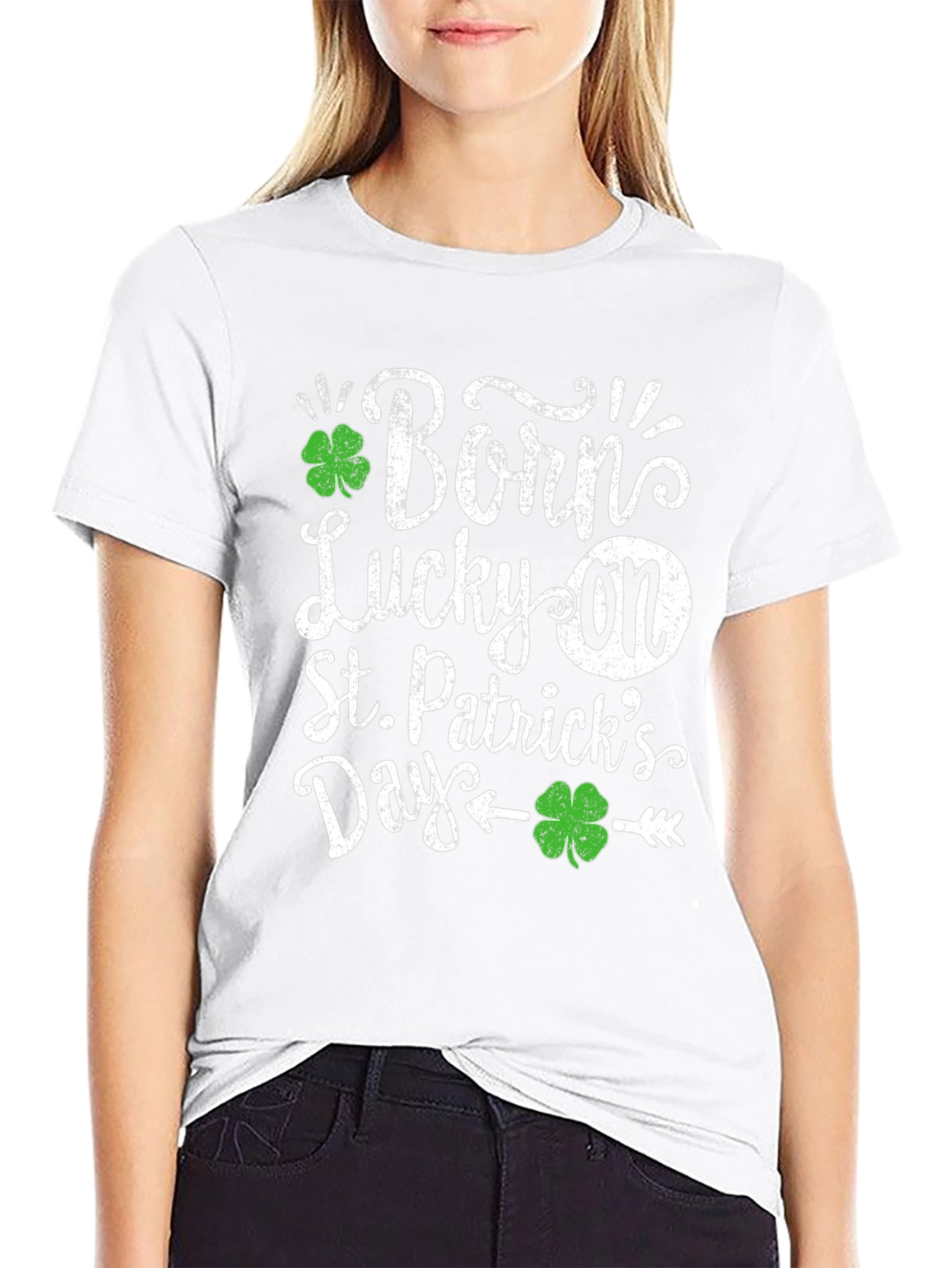 Born Lucky On St. Patricks Day T-Shirt