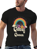 Queef Queen Rainbow Graphic Tee