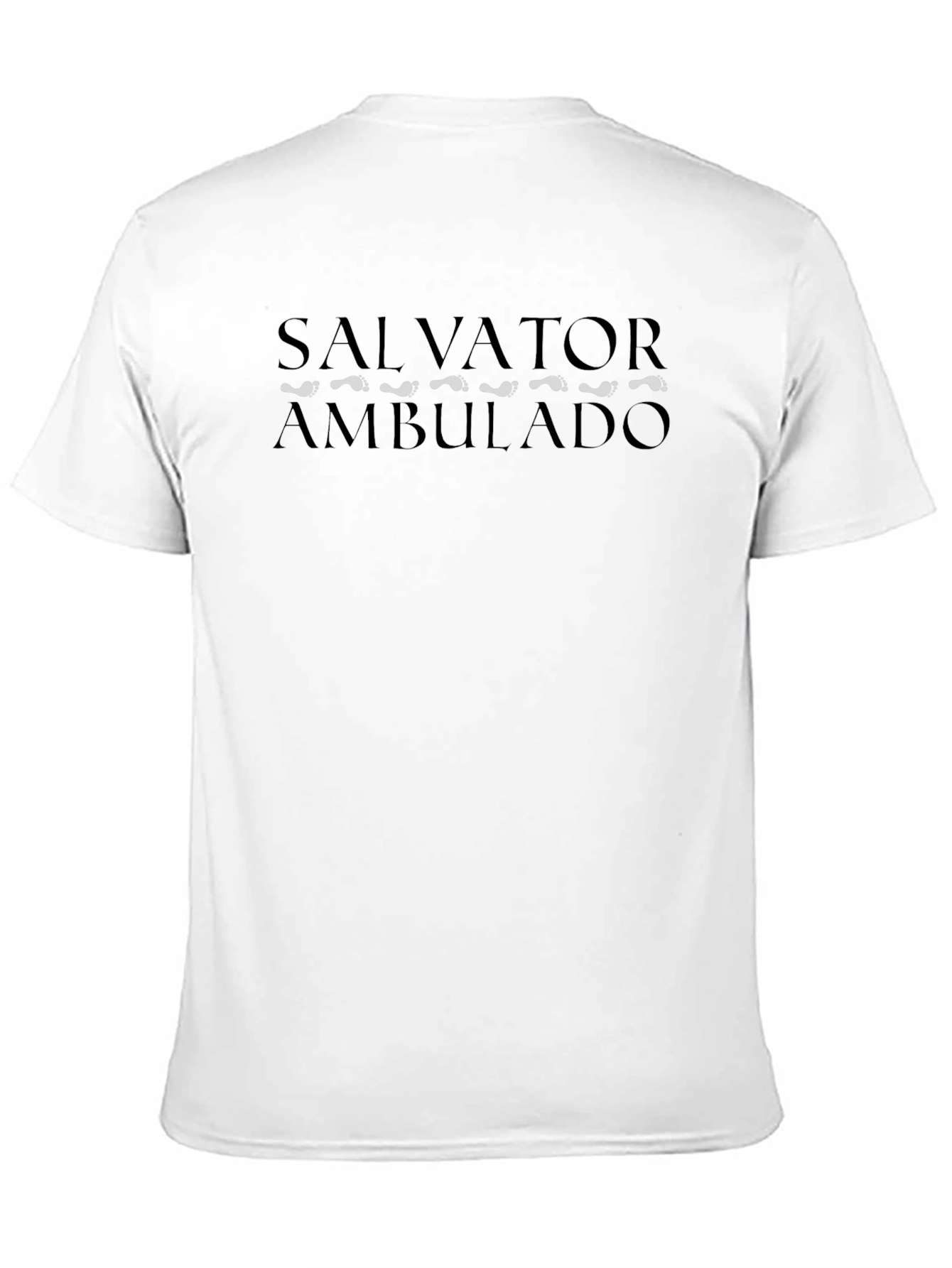 Salvator Ambulado Black Graphic Tee