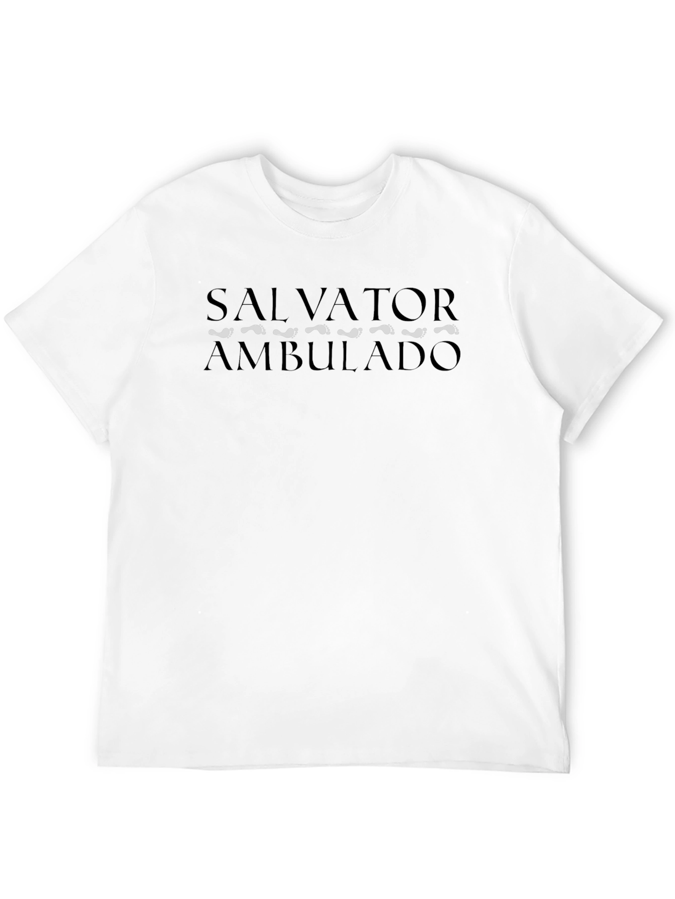 Salvator Ambulado Black Graphic Tee