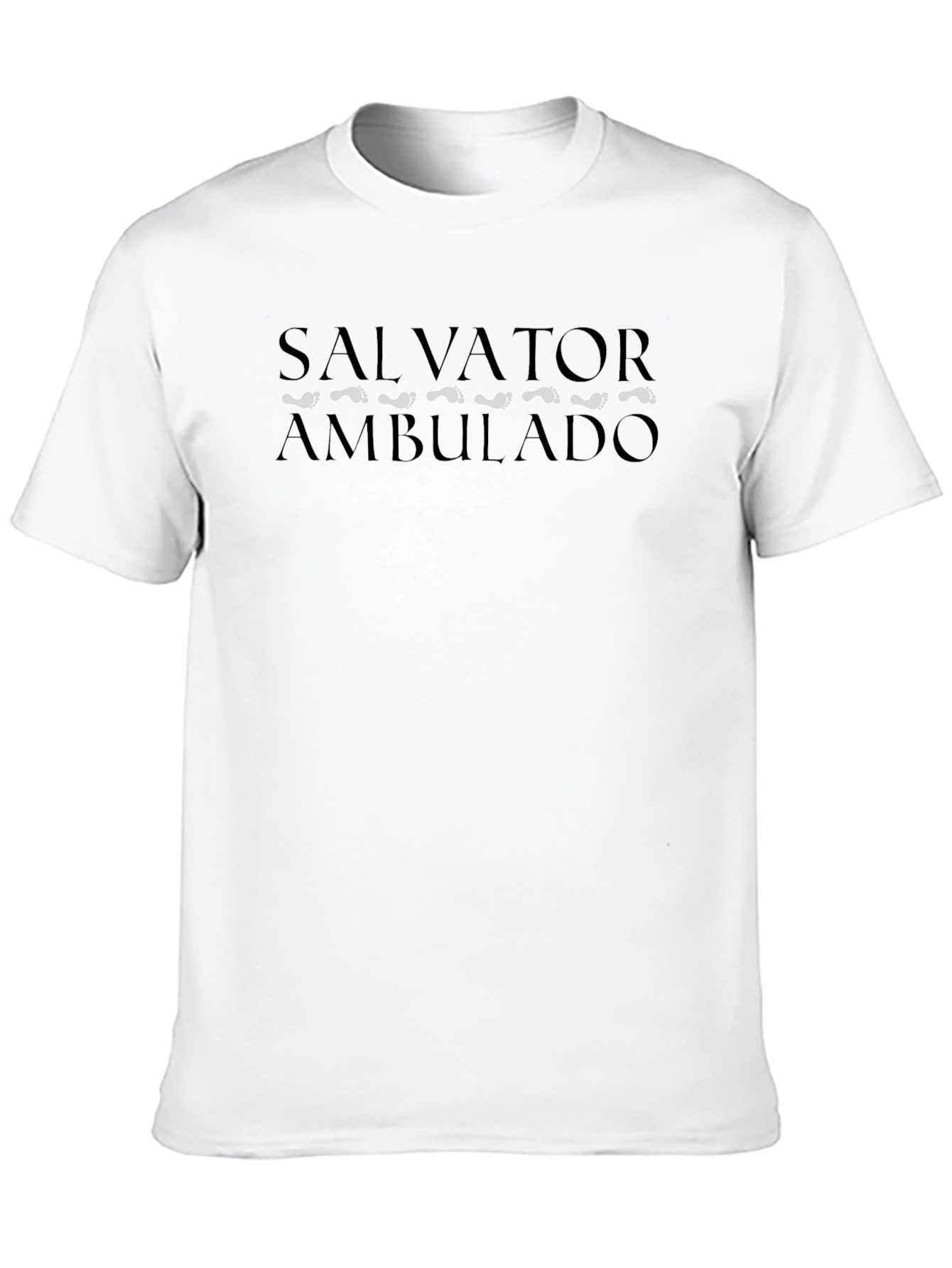 Salvator Ambulado Black Graphic Tee