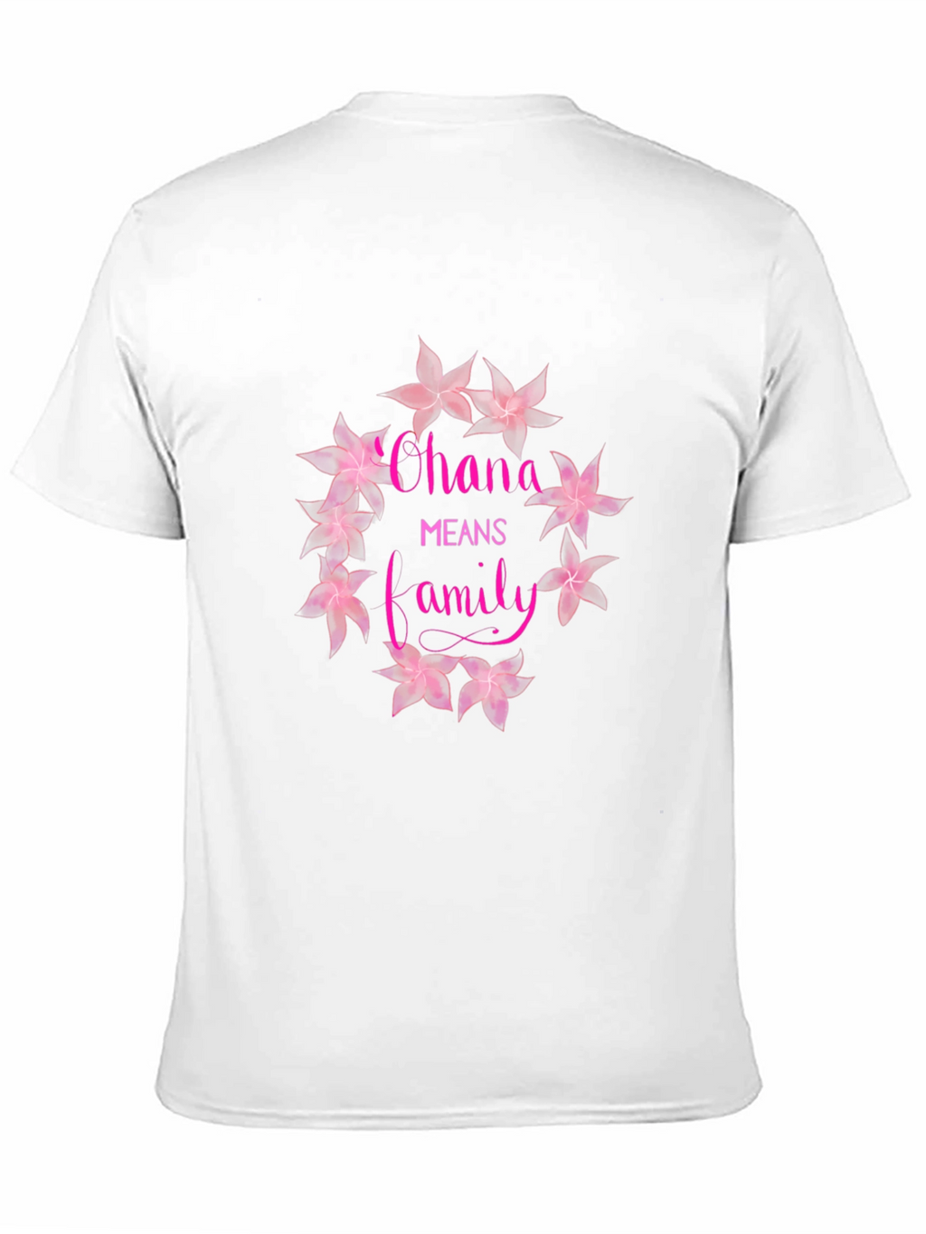 Ohana Means Family Floral T-Shirt