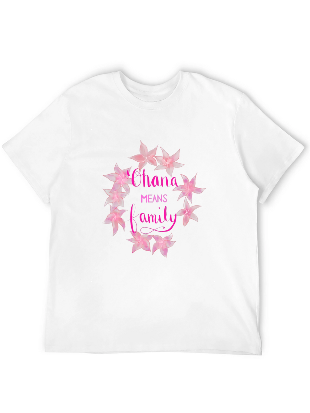 Ohana Means Family Floral T-Shirt