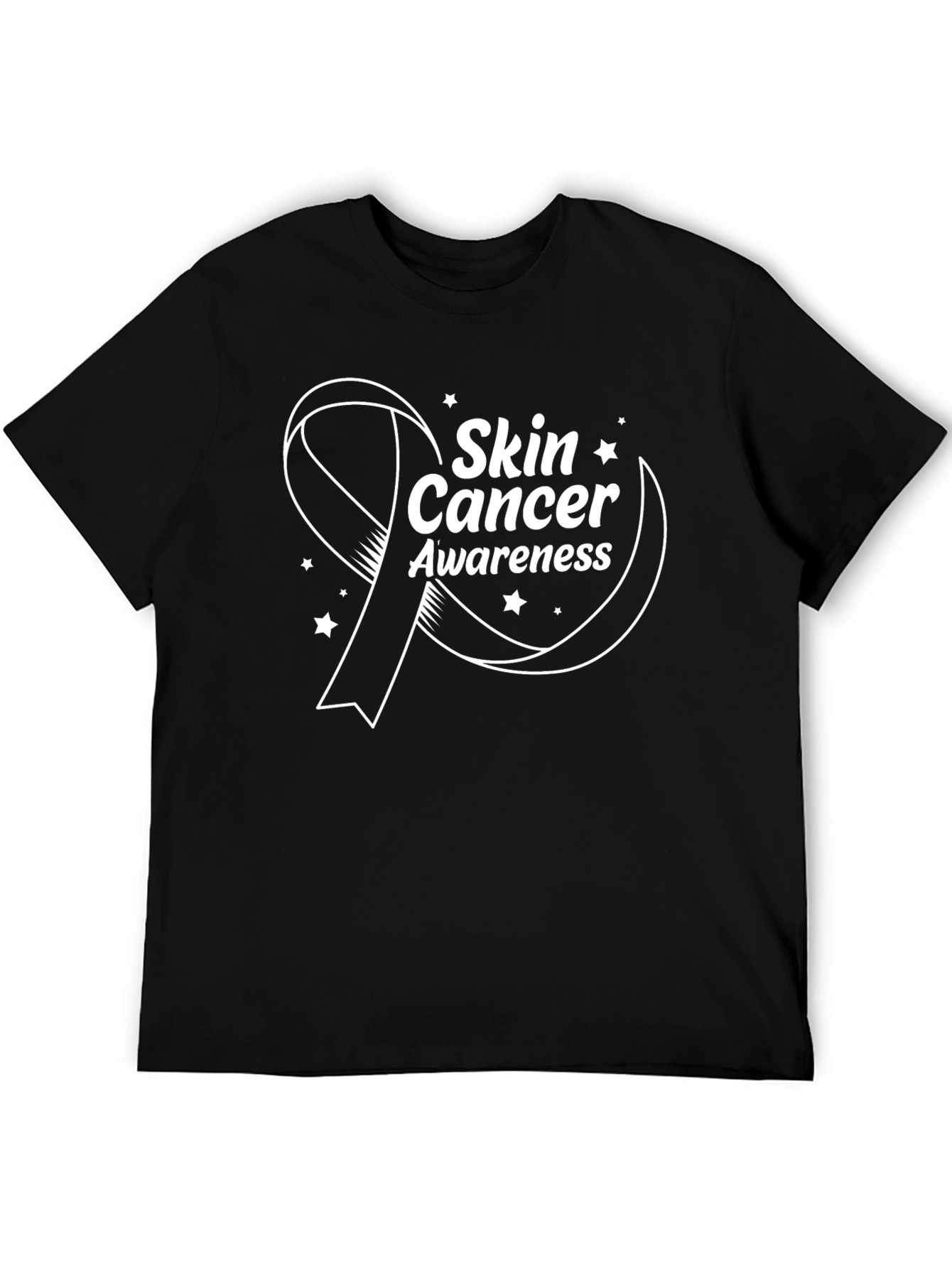 Skin Cancer Awareness Ribbon T-Shirt