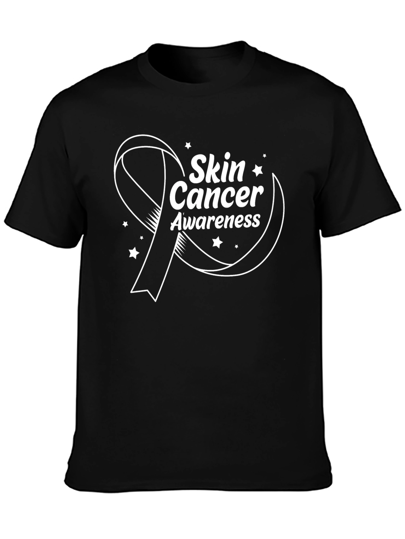 Skin Cancer Awareness Ribbon T-Shirt