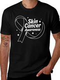 Skin Cancer Awareness Ribbon T-Shirt