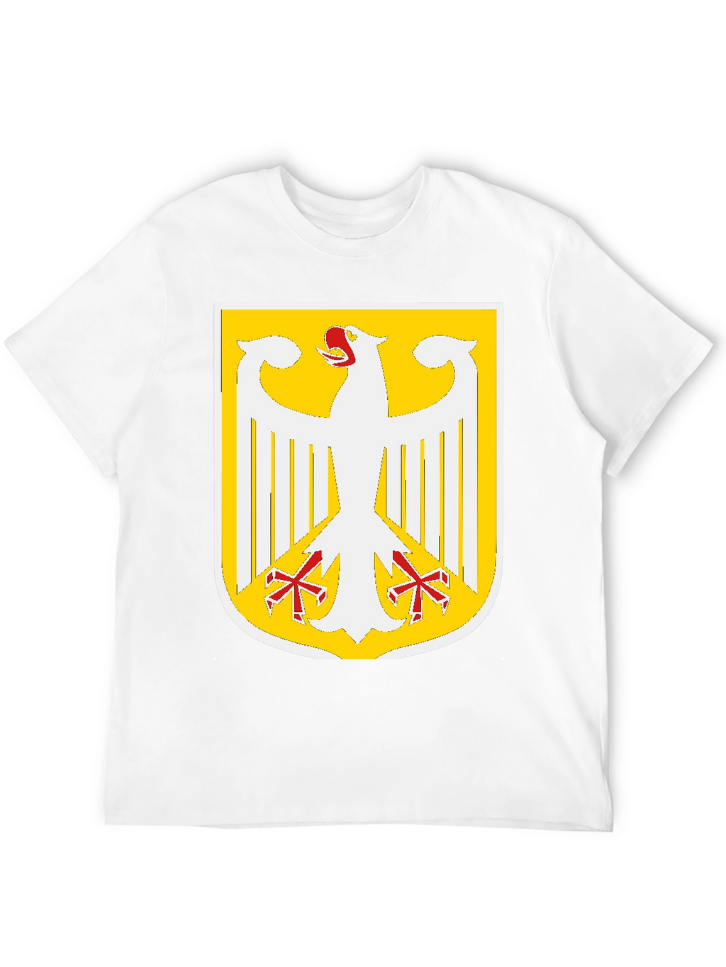 German Eagle Crest Graphic T-Shirt