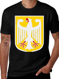 German Eagle Crest Graphic T-Shirt