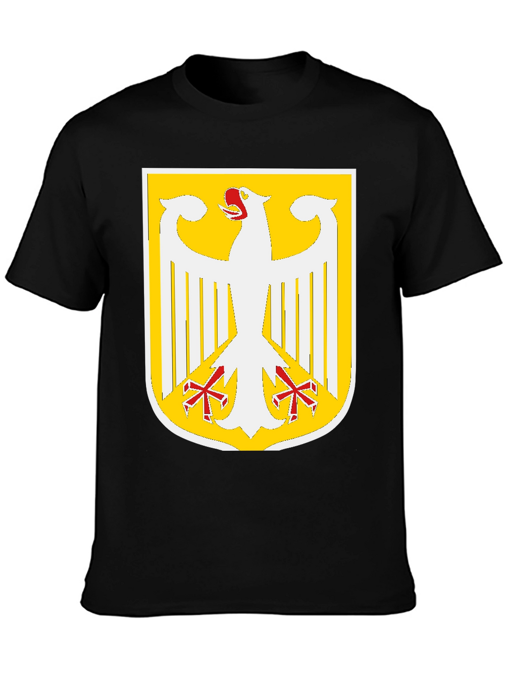 German Eagle Crest Graphic T-Shirt