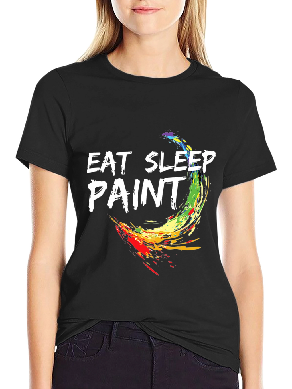 Eat Sleep Paint Graphic Tee - Artists Essential!