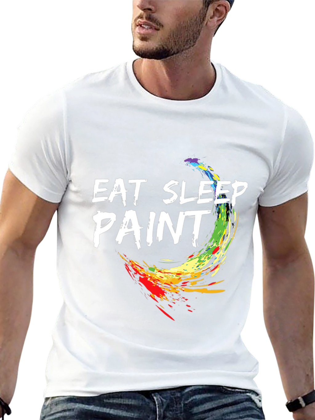 Eat Sleep Paint Graphic Tee - Artists Essential!