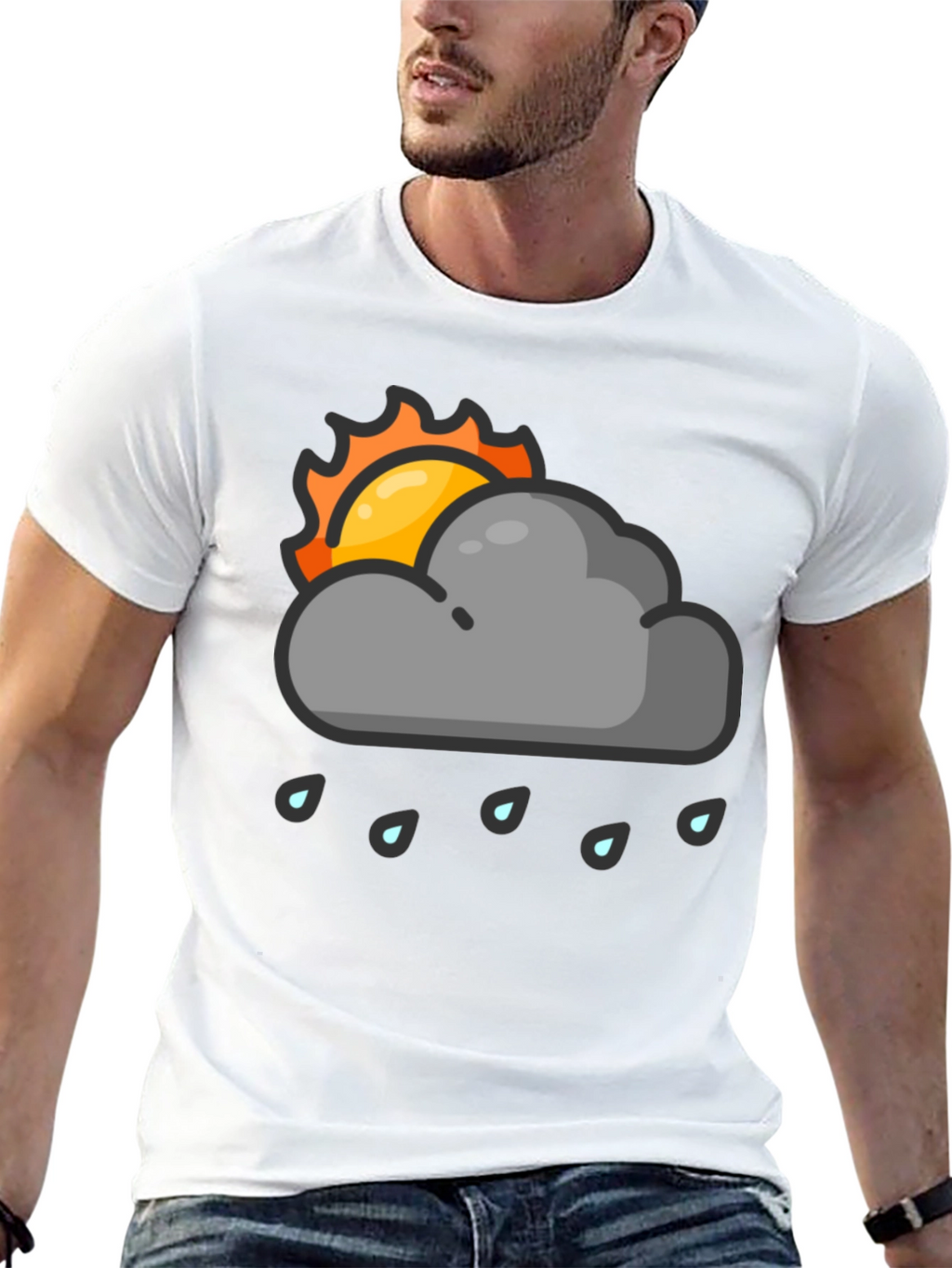 Rainy Day Sun Graphic T-Shirt